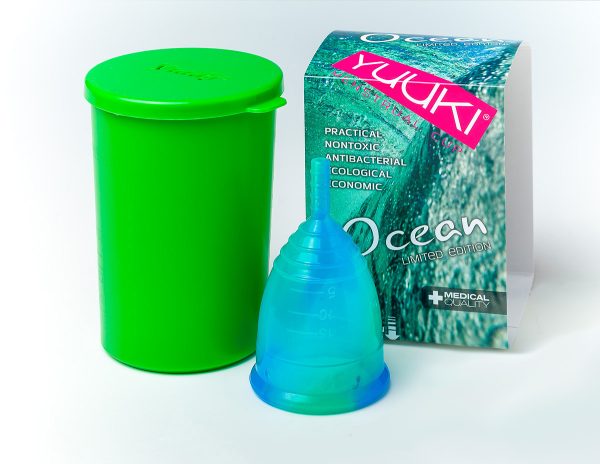 YUUKI Menstruační kalíšek OCEAN L, box